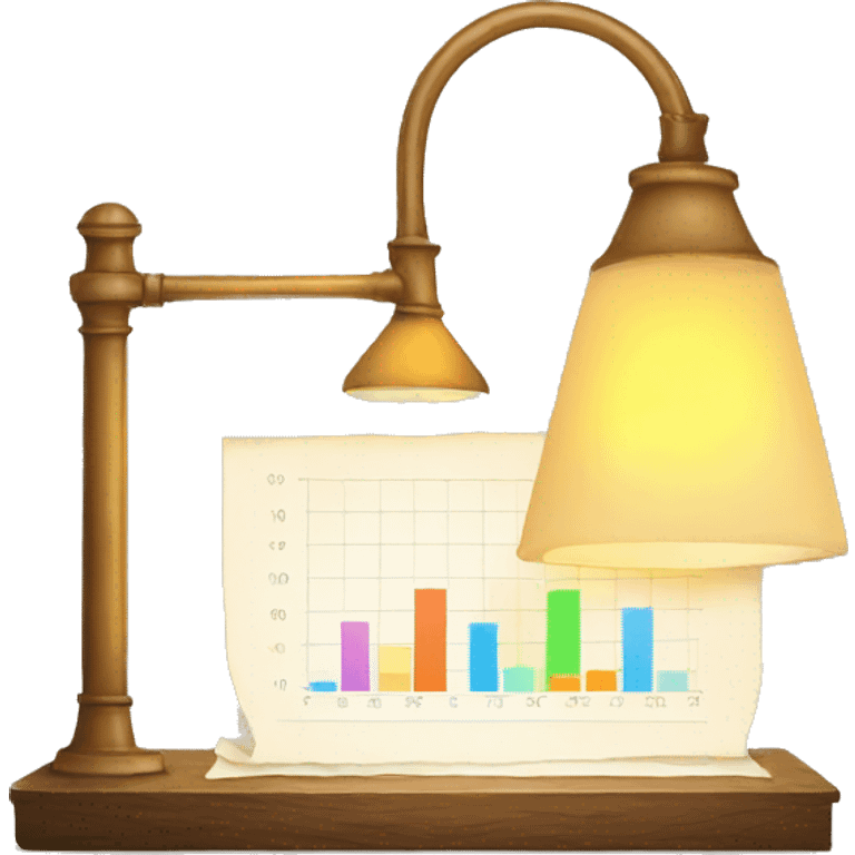 chart with lamp idea emoji