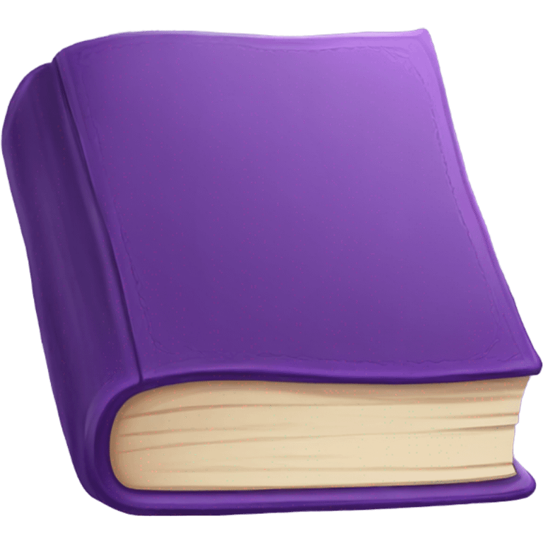 Purple book emoji