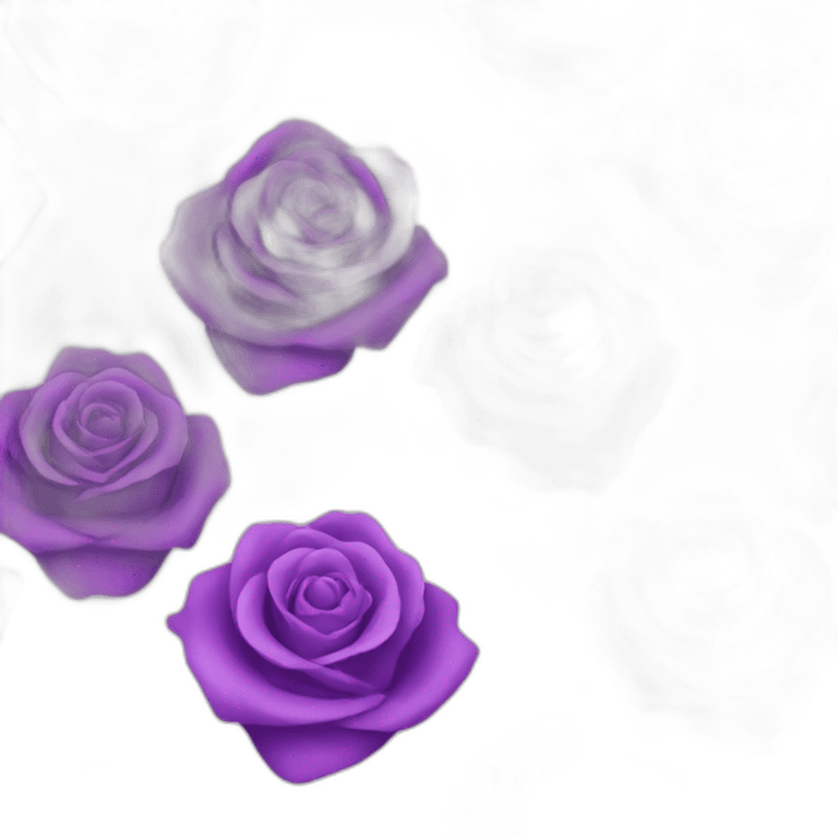 purple rose emoji