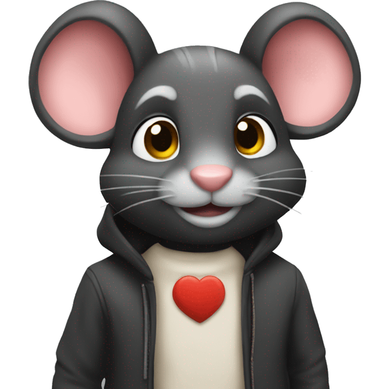 ratoncito enamorado emoji