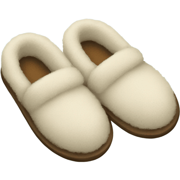 cozy slippers emoji