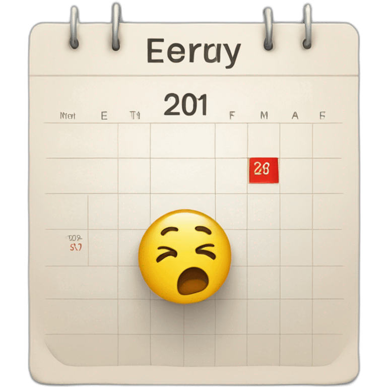 calendar 20 feb emoji