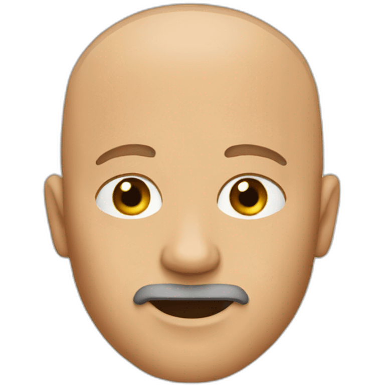 bald guy with ginger goatee emoji