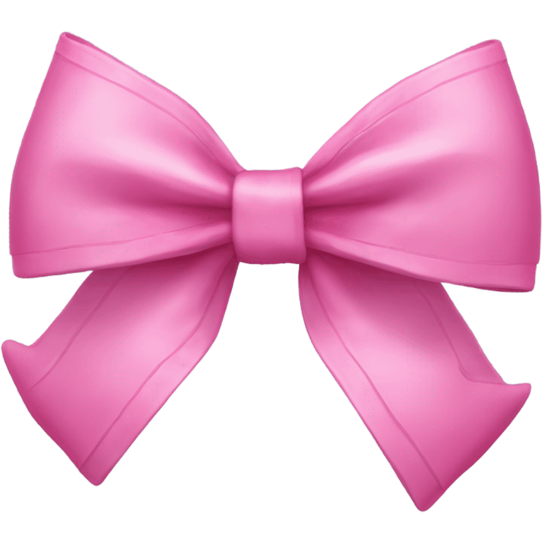 Pink coquette bow emoji