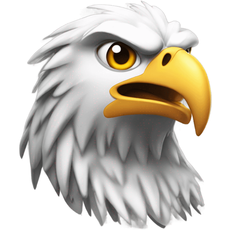 Rabid eagle emoji