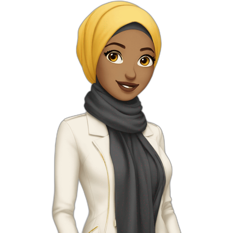 hijabi fashion designer fashionable outlive on fleek emoji