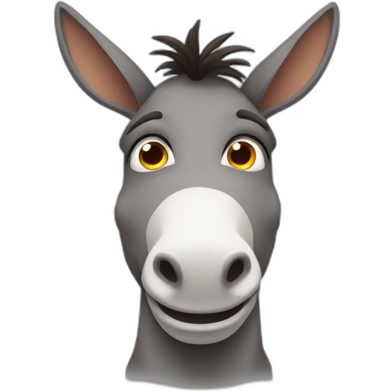 funny donkey emoji