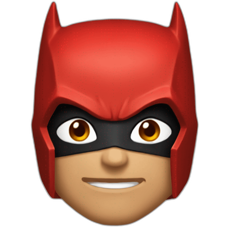 Red hood batman emoji