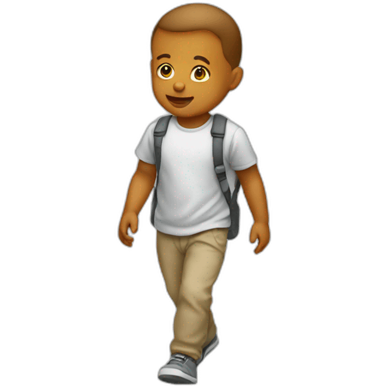 Create emoji of a walking infant  emoji