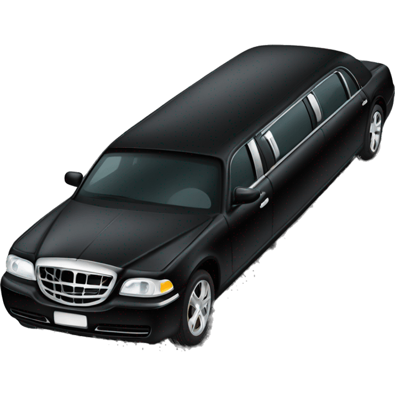 black limousine car emoji