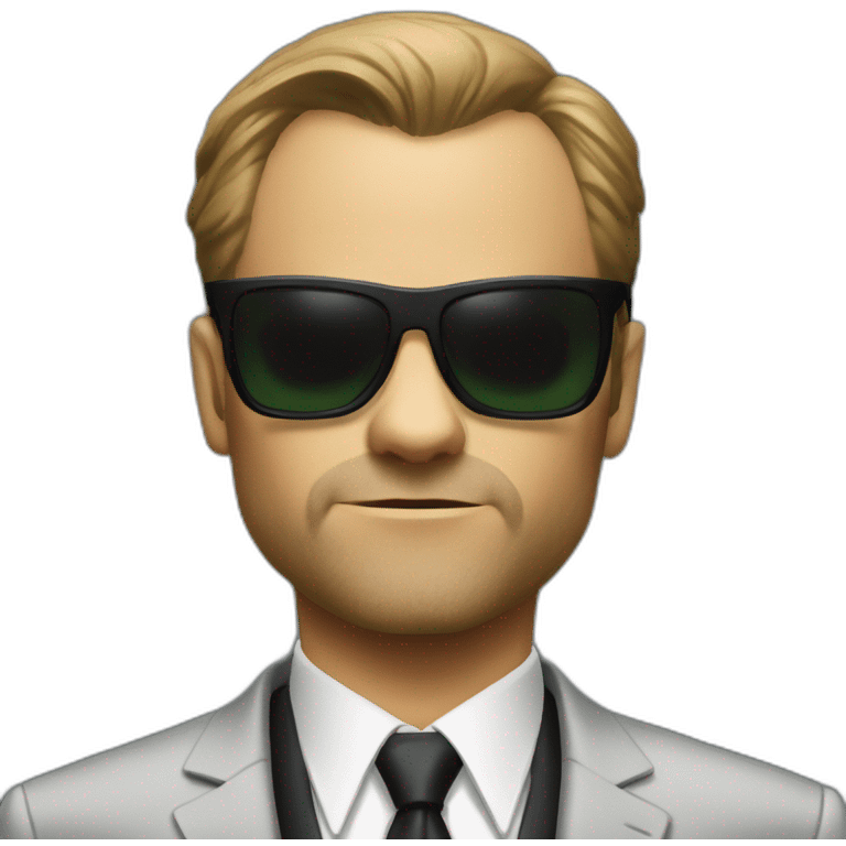 fox as agent smith emoji