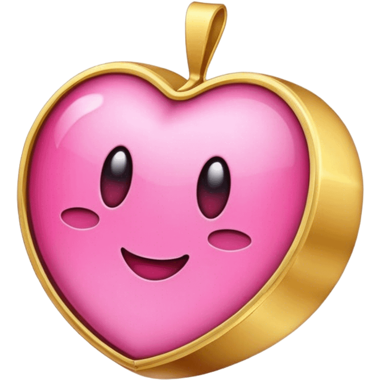 belief gold pink emoji