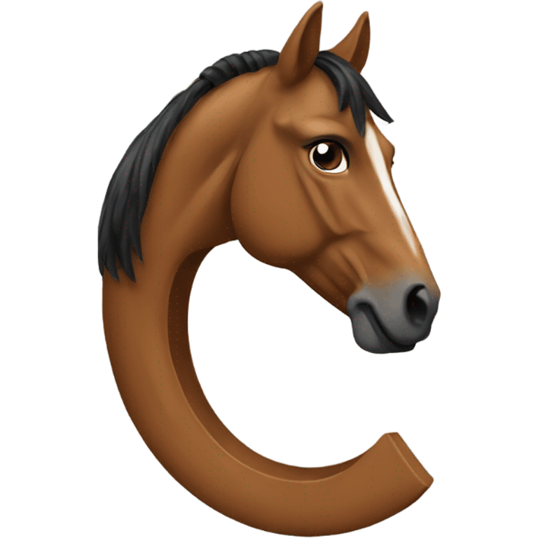 horse shoe  emoji