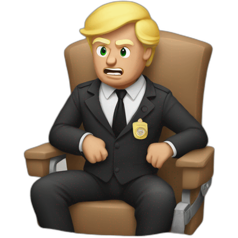 trump-getting-arrested emoji