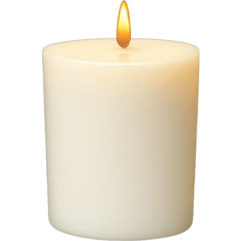 White barn vanilla candle  emoji