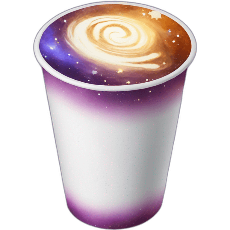 galaxy latte cup emoji