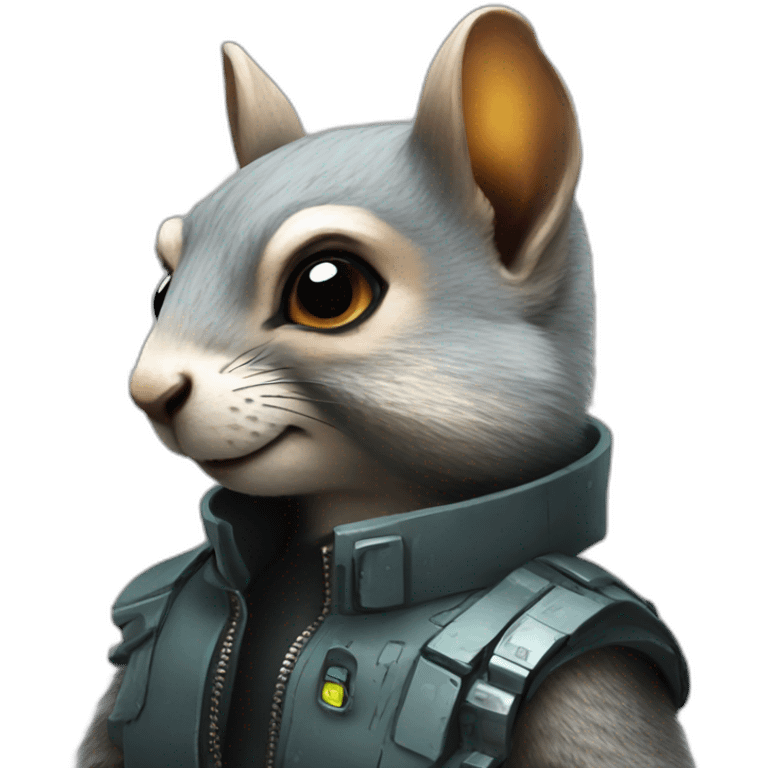 cyberpunk squirrel emoji