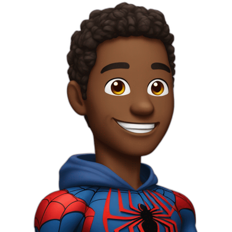 Spiderman miles emoji