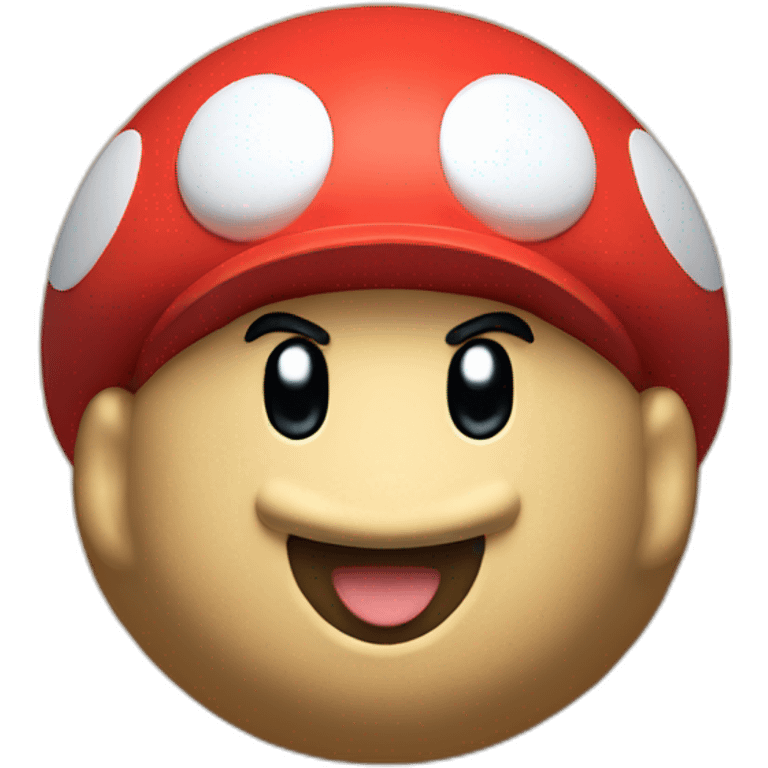 cute mario combined with a bitcoin instead of super mario coin emoji