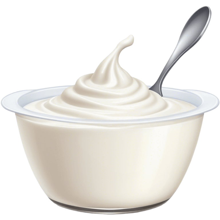 Greek yoghurt emoji