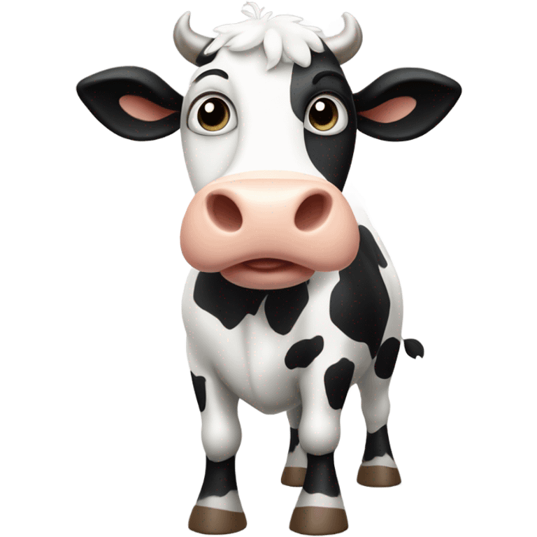 Back at the Barnyard Cow emoji