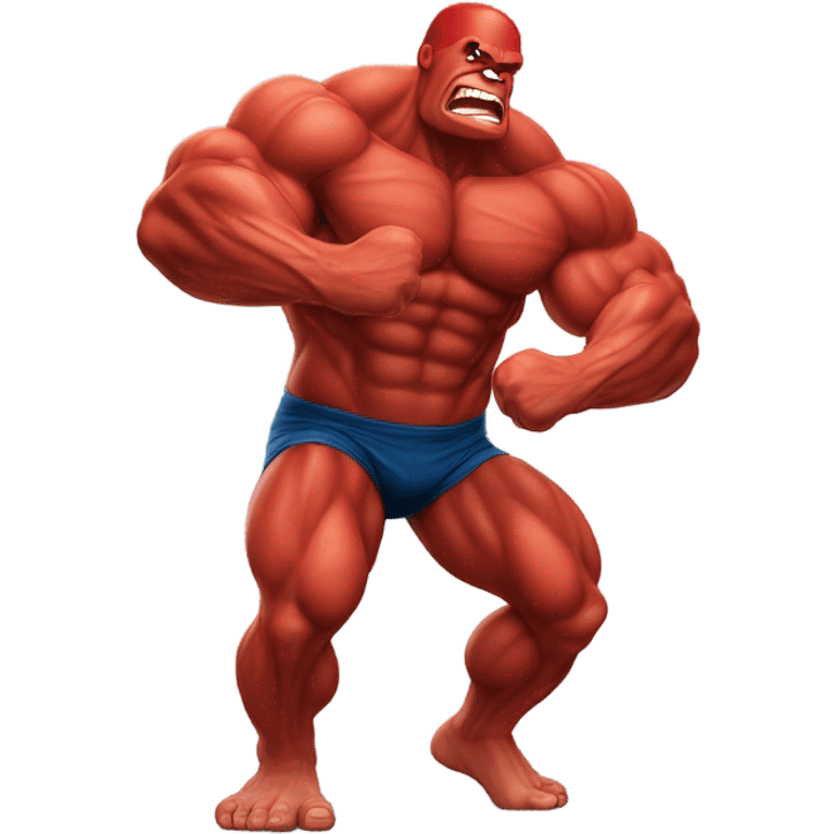 Red hulk twerking emoji