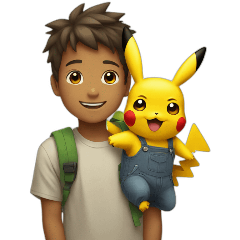 pikachu-with-boy emoji