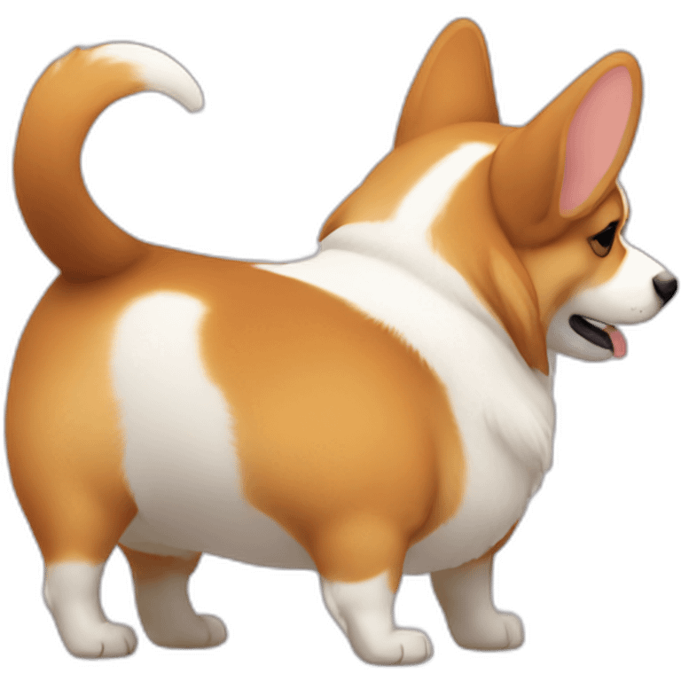 corgi butt emoji