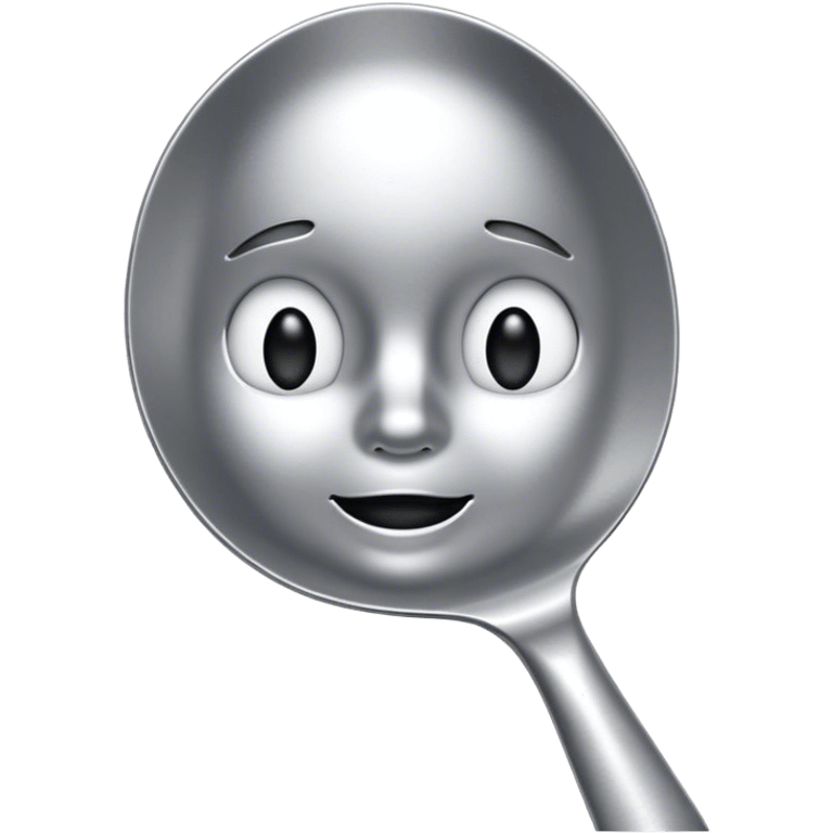 Spoon face  emoji