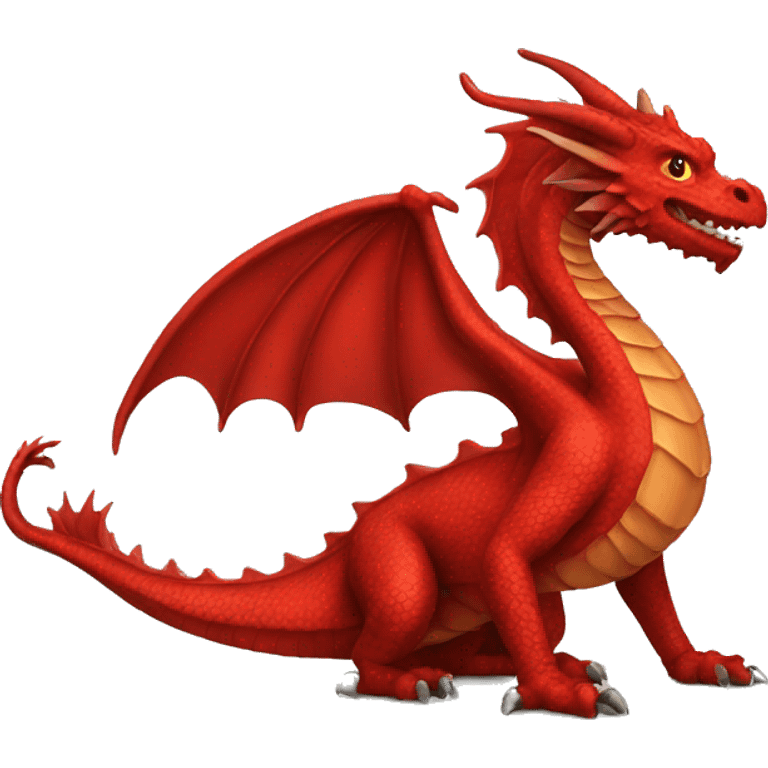 a red dragon emoji