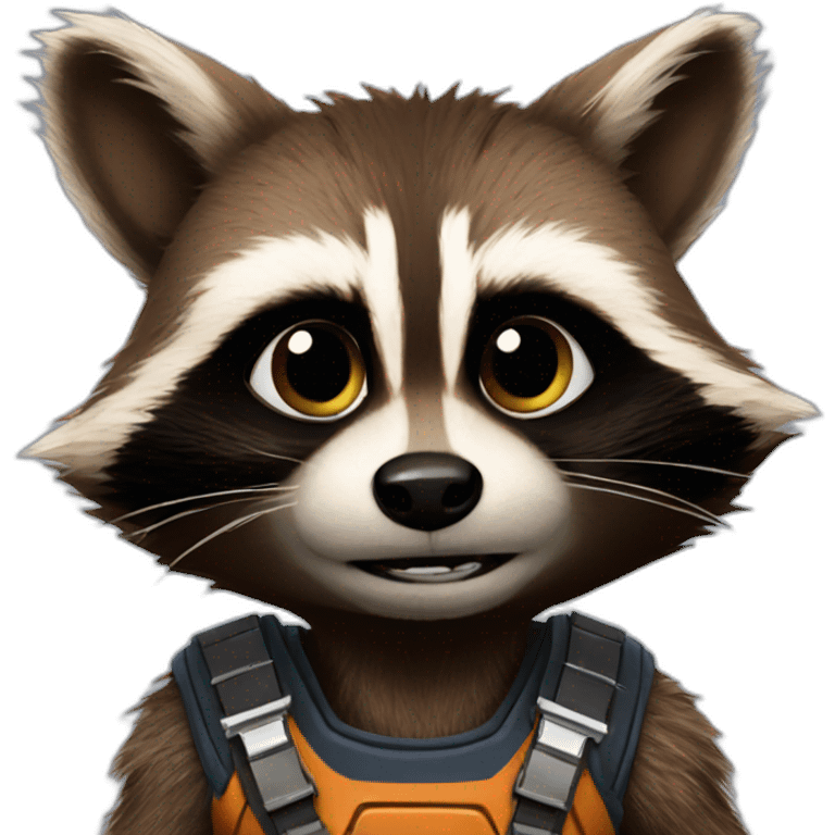 rocket raccoon emoji