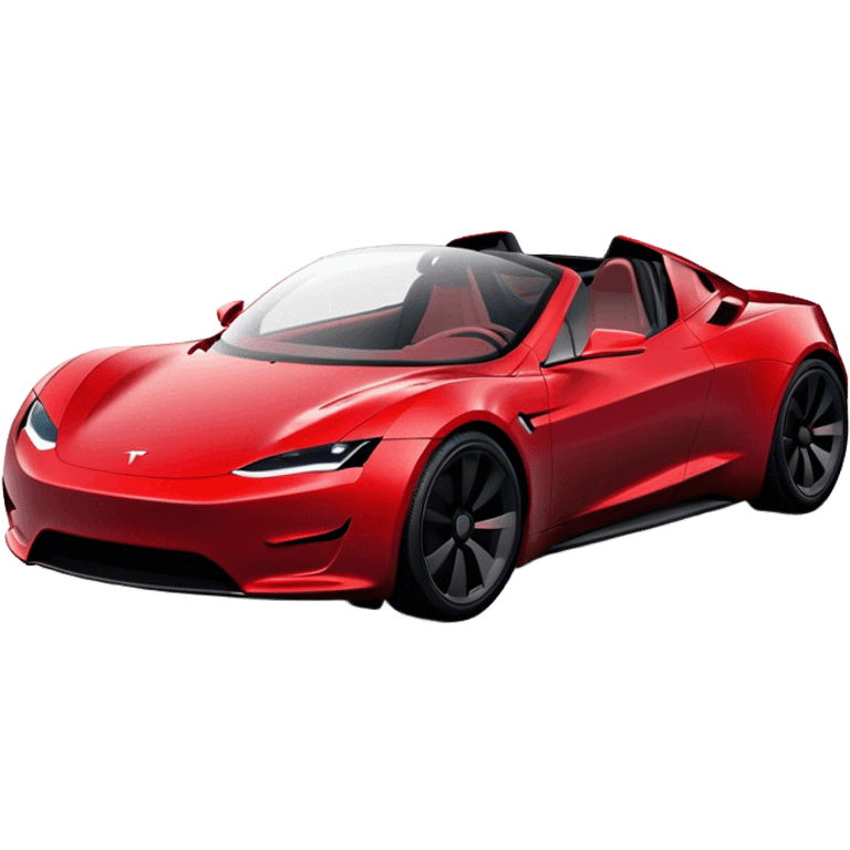 Tesla Roadster - Tesla (Model Year: 2020) (Iconic colour: Dark Red) emoji