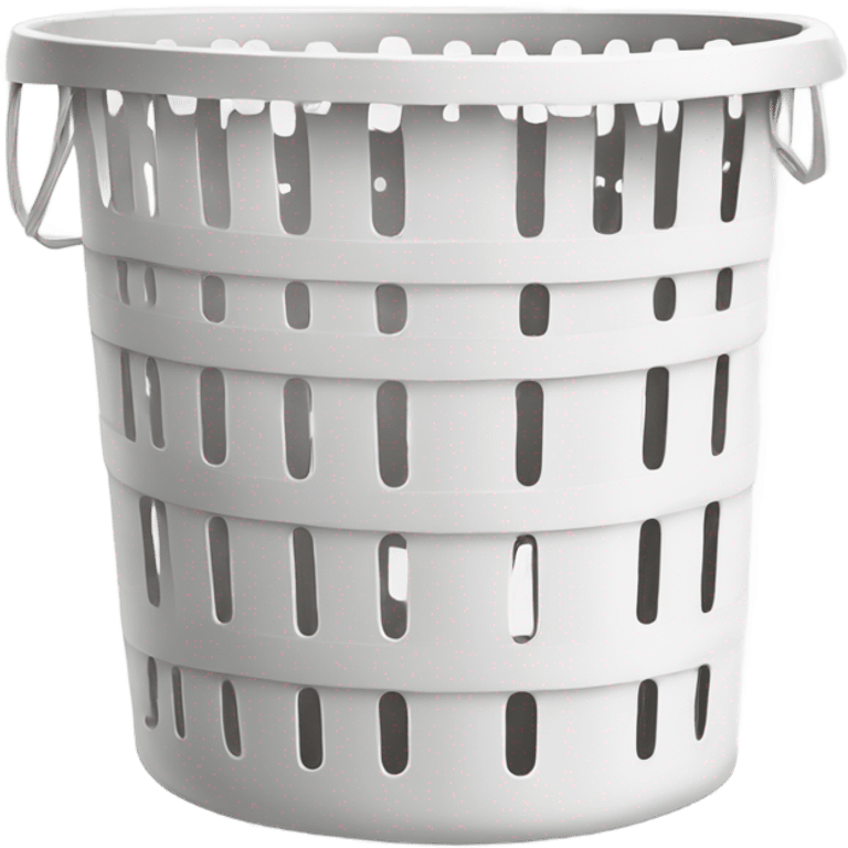 Laundry basket white  emoji