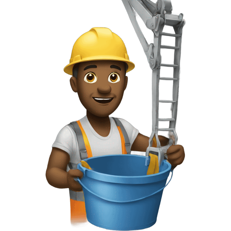 Working in a bucket truck  emoji