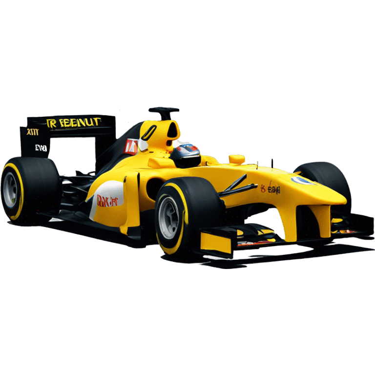 Renault f1 car 2010 emoji