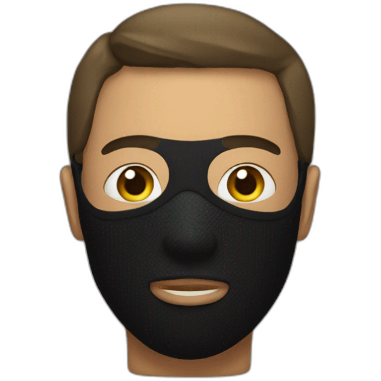 Guy with a ski mask  emoji