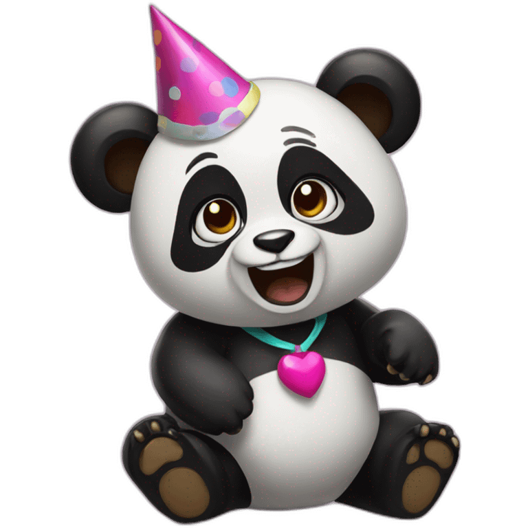 party panda emoji