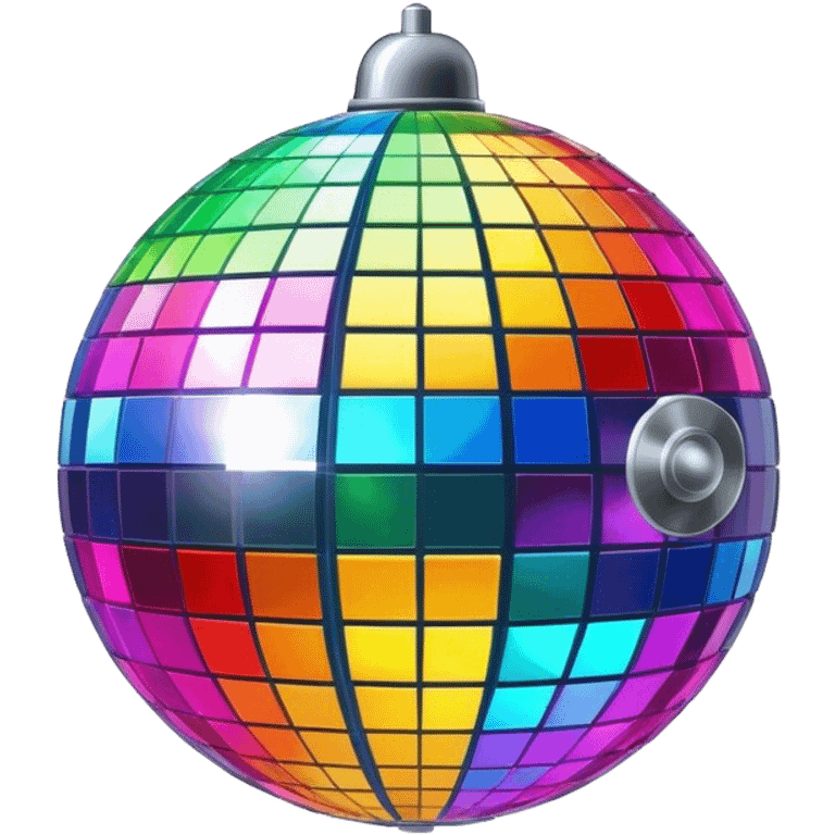 Spinning disco ball emoji