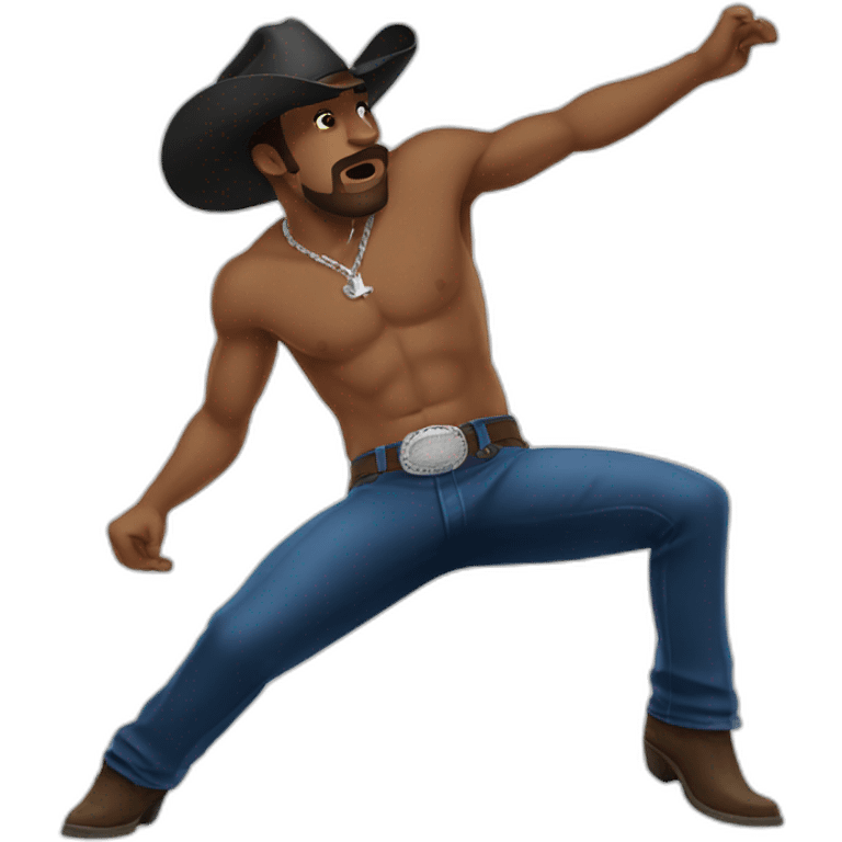 Cowboys twerking emoji