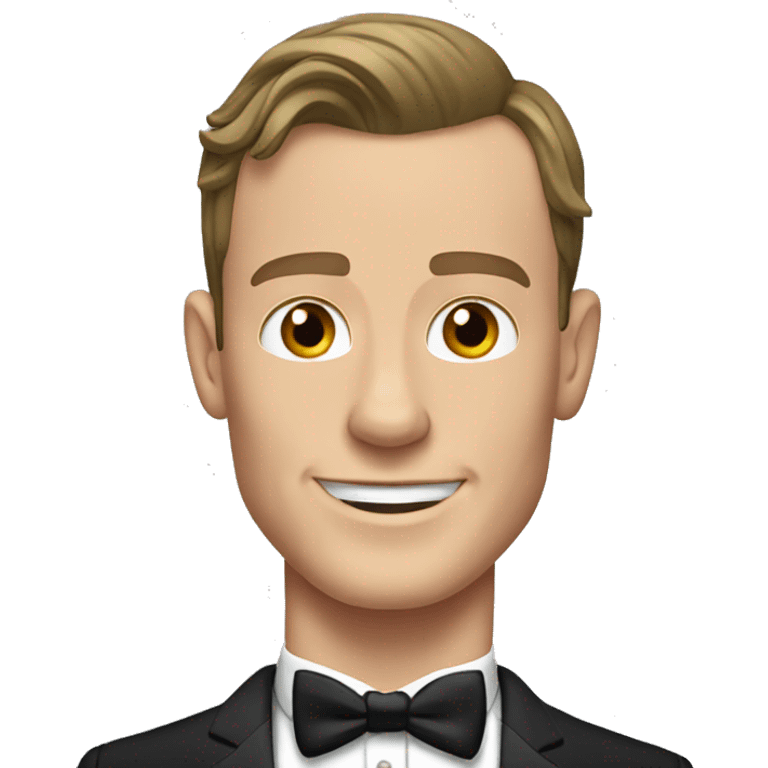 Jonathan Toews in black tuxedo emoji