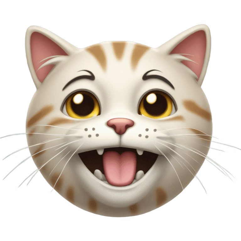 cat laughing emoji