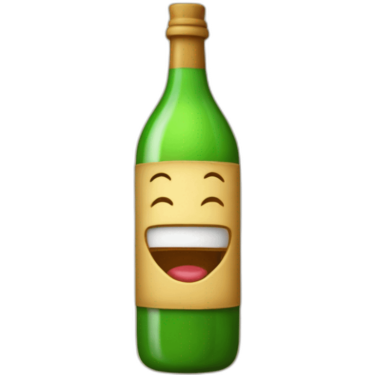 Bouteille avec un parchemin à l'intérieur emoji