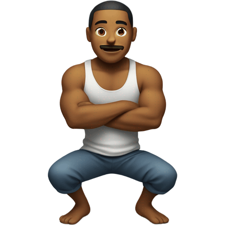 squatting emoji emoji