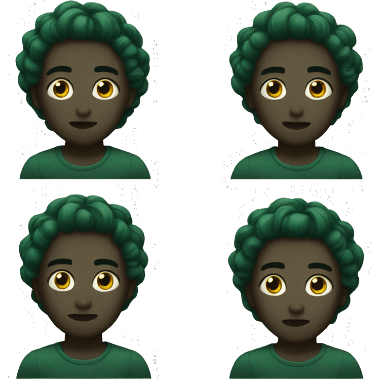 Dark green aesthetic emoji emoji