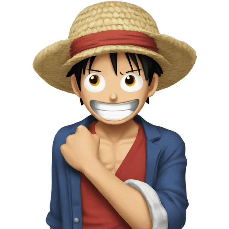 Luffy from one piece  emoji