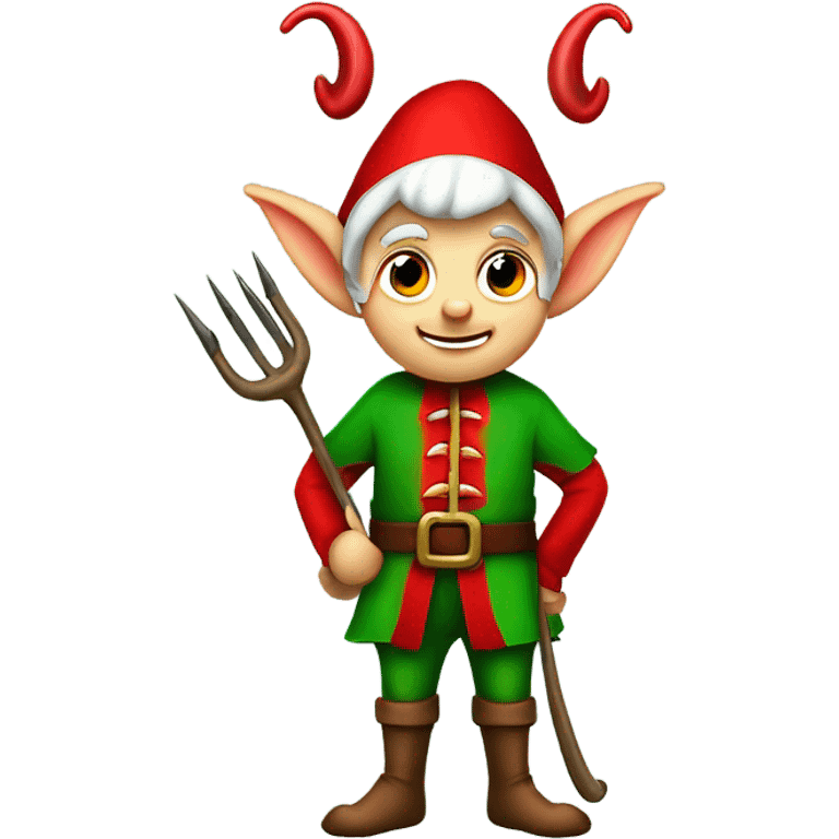 Satan’s elf on a shelf  emoji