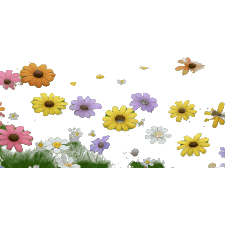 meadow with flowers emoji