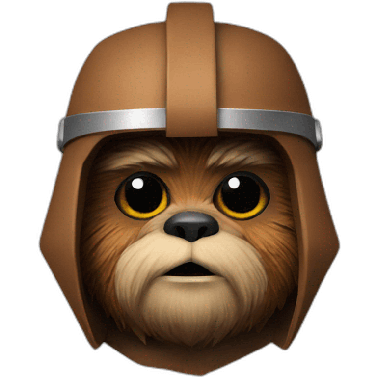 ewok in helmet emoji