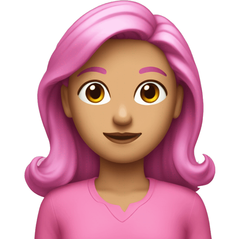 The name Diana in pink emoji