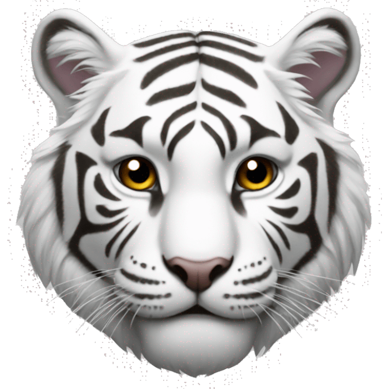 White tiger emoji